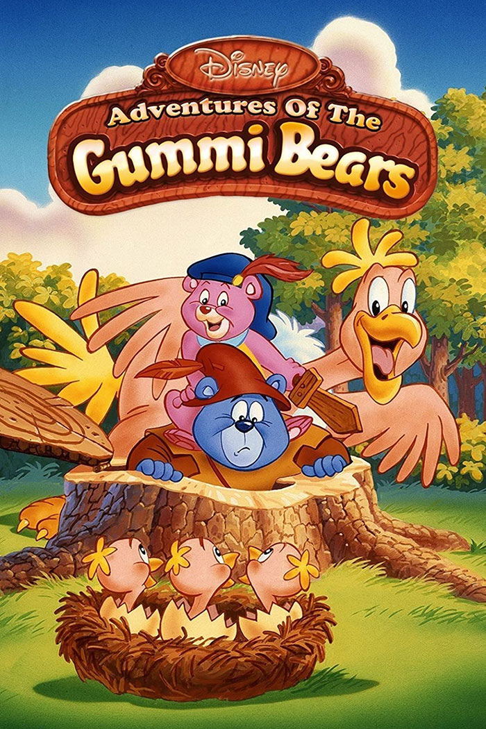 Poster for Adventures Of The Gummi Bears animated tv show