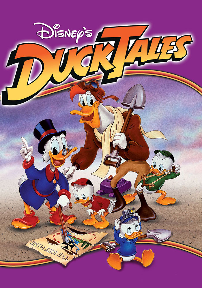 Poster for Duck Tales animated tv show