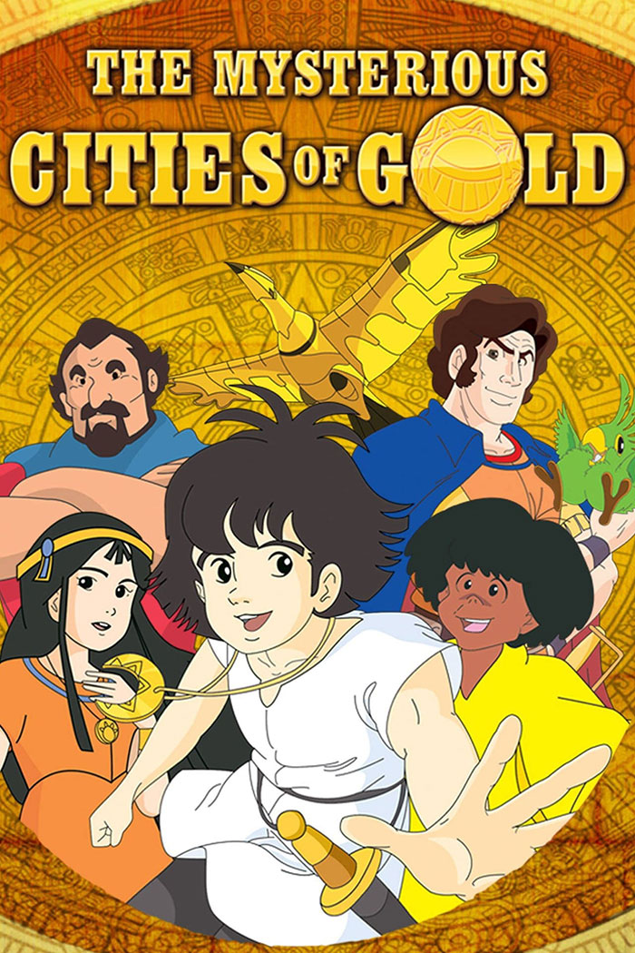 Poster for The Mysterious Cities Of Gold animated tv show