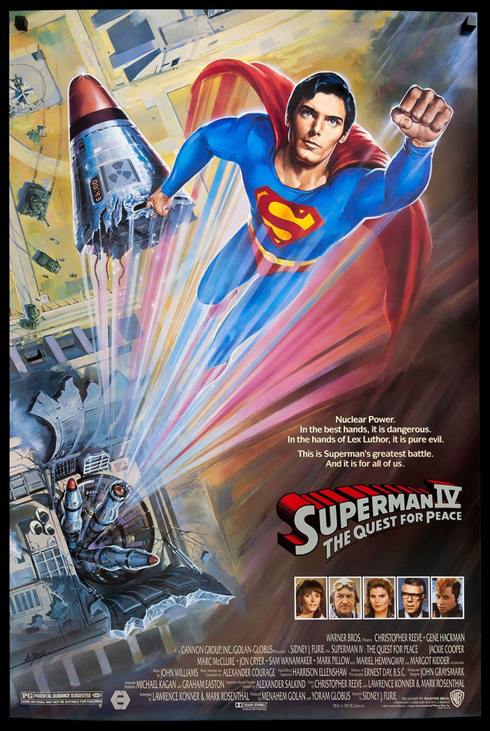 Poster of Superman IV: The Quest For Peace movie 