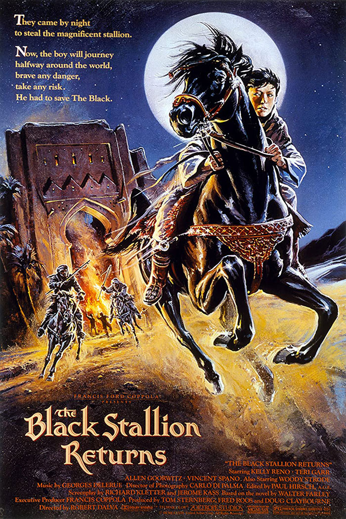 Poster of The Black Stallion Returns movie 