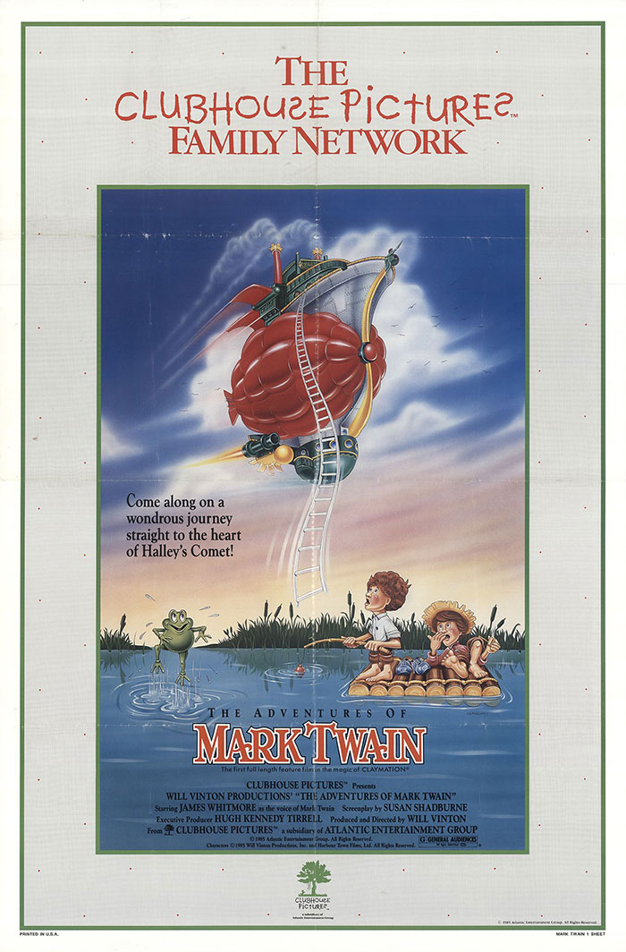 Poster of The Adventures Of Mark Twain movie 