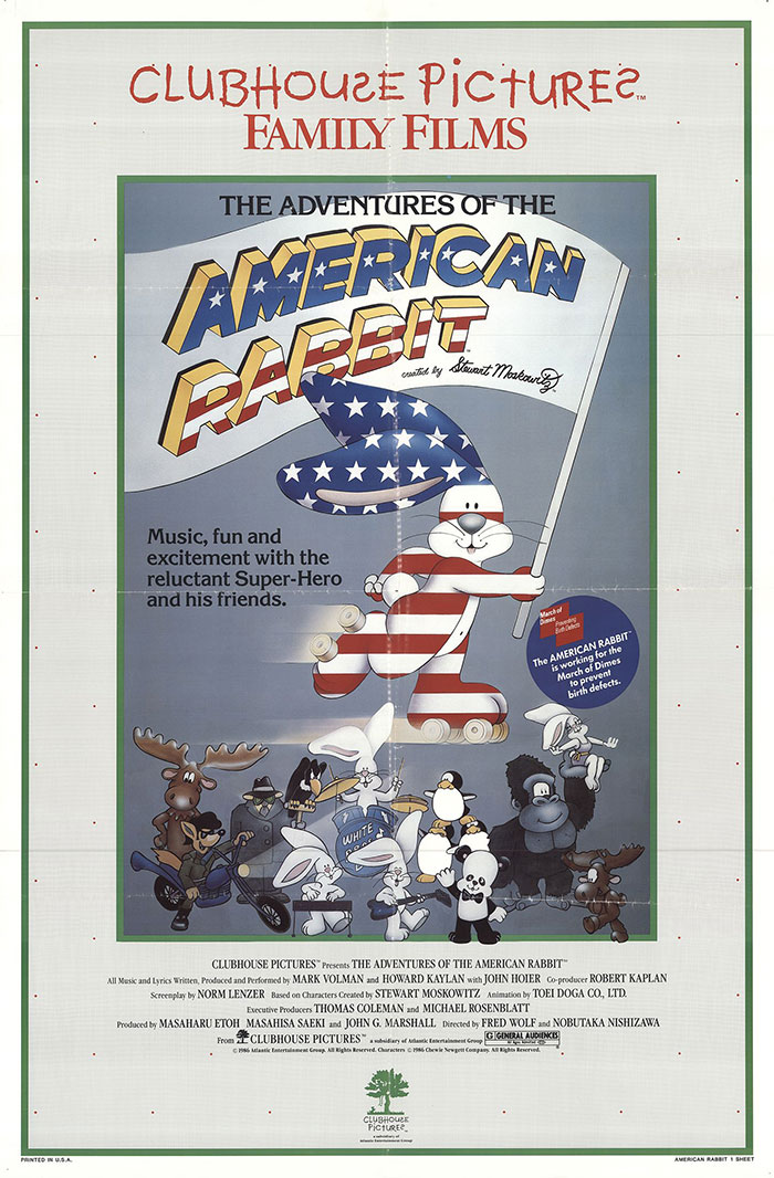 Poster of The Adventures Of The American Rabbit movie 