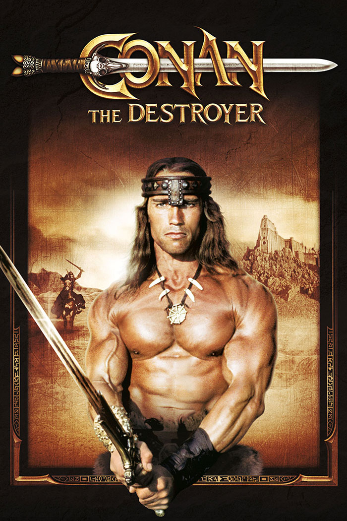 Poster of Conan The Destroyer movie 