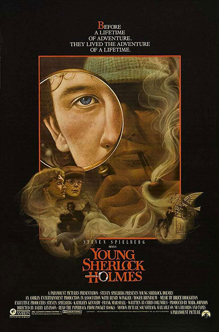 Poster of Young Sherlock Holmes movie 