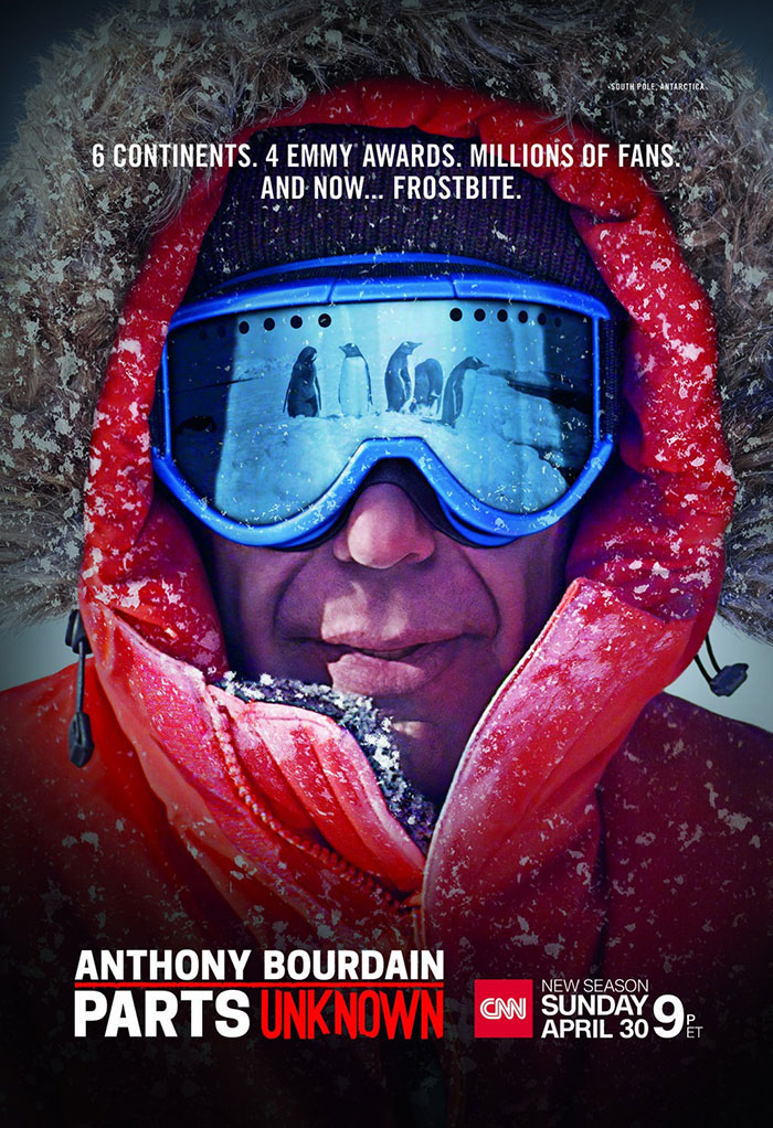 Poster of Anthony Bourdain: Parts Unknown tv show 