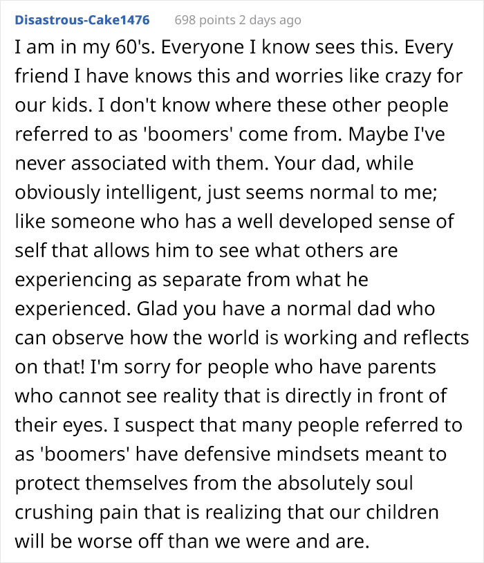 "Boomer" Dad Shares His Perspective On Today's Labor Issues In The US, A Lot Of People Agree "Boomer" Dad Shares His Perspective On Today's Labor Issues In The US, A Lot Of People Agree