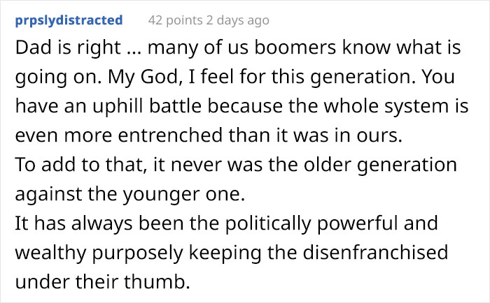 "Boomer" Dad Shares His Perspective On Today's Labor Issues In The US, A Lot Of People Agree "Boomer" Dad Shares His Perspective On Today's Labor Issues In The US, A Lot Of People Agree