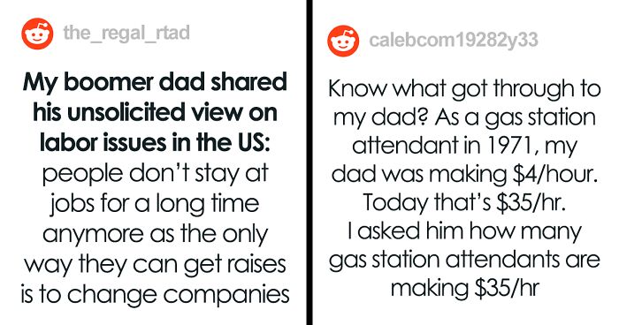 “Boomer” Dad Shares His Perspective On Today’s Labor Issues In The US, A Lot Of People Agree