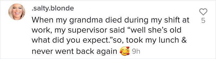 Woman Informs Her Boss That Her Sister Is Dying And She Won't Come To Work, She Responds With Passive-Aggressive Messages Woman Informs Her Boss That Her Sister Is Dying And She Won't Come To Work, She Responds With Passive-Aggressive Messages