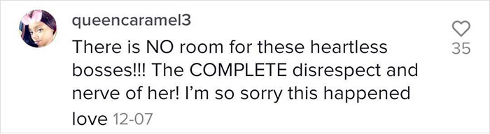 Woman Informs Her Boss That Her Sister Is Dying And She Won't Come To Work, She Responds With Passive-Aggressive Messages Woman Informs Her Boss That Her Sister Is Dying And She Won't Come To Work, She Responds With Passive-Aggressive Messages