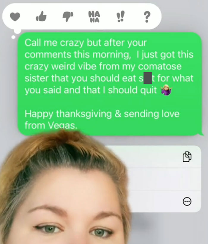 Woman Informs Her Boss That Her Sister Is Dying And She Won't Come To Work, She Responds With Passive-Aggressive Messages Woman Informs Her Boss That Her Sister Is Dying And She Won't Come To Work, She Responds With Passive-Aggressive Messages