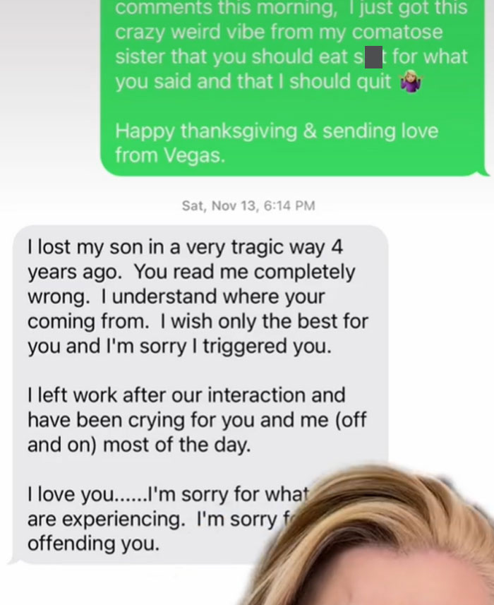 Woman Informs Her Boss That Her Sister Is Dying And She Won't Come To Work, She Responds With Passive-Aggressive Messages Woman Informs Her Boss That Her Sister Is Dying And She Won't Come To Work, She Responds With Passive-Aggressive Messages