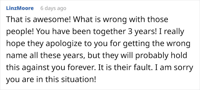 BF's Mother Couldn't "Remember" Girlfriend's Name, So She Got Revenge During Thanksgiving BF's Mother Couldn't "Remember" Girlfriend's Name, So She Got Revenge During Thanksgiving