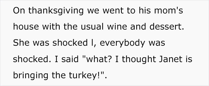 woman asks if it was wrong "to waste" Thanksgiving because her boyfriend's mom keeps calling her by her ex's name