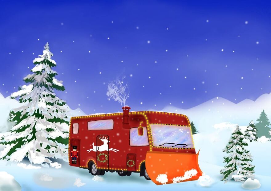 If Santa Owned An Rv, I Bet It Would Look Like This...