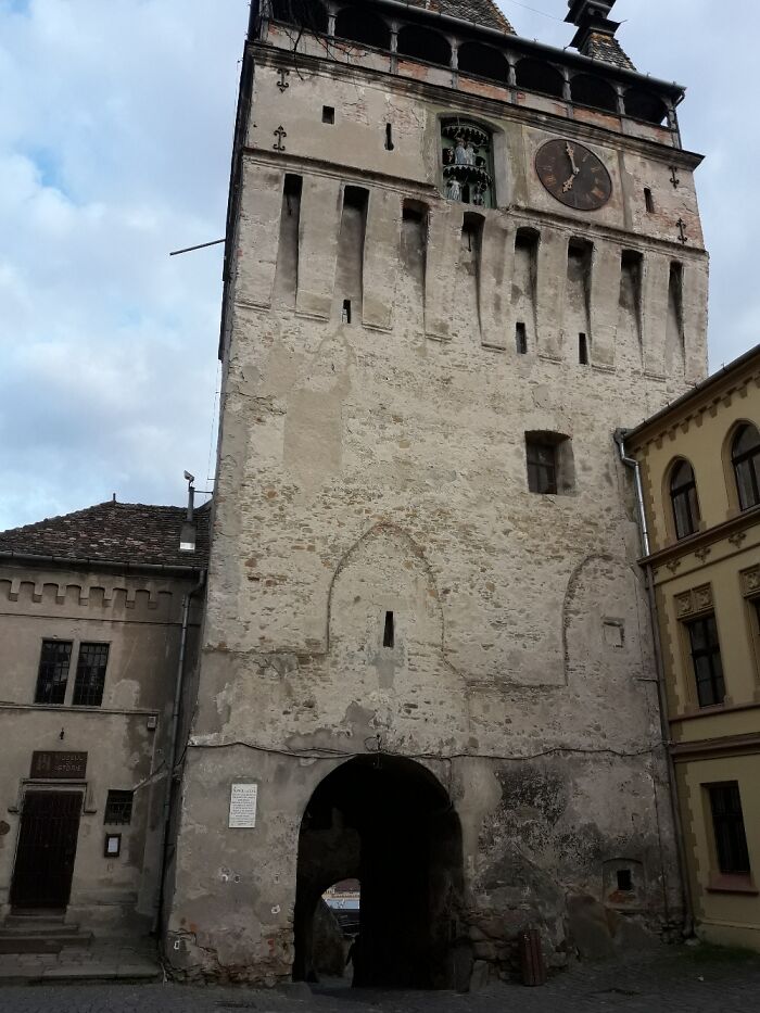 Old Clock Tower,over 500 Years Old. Clock Still Works.