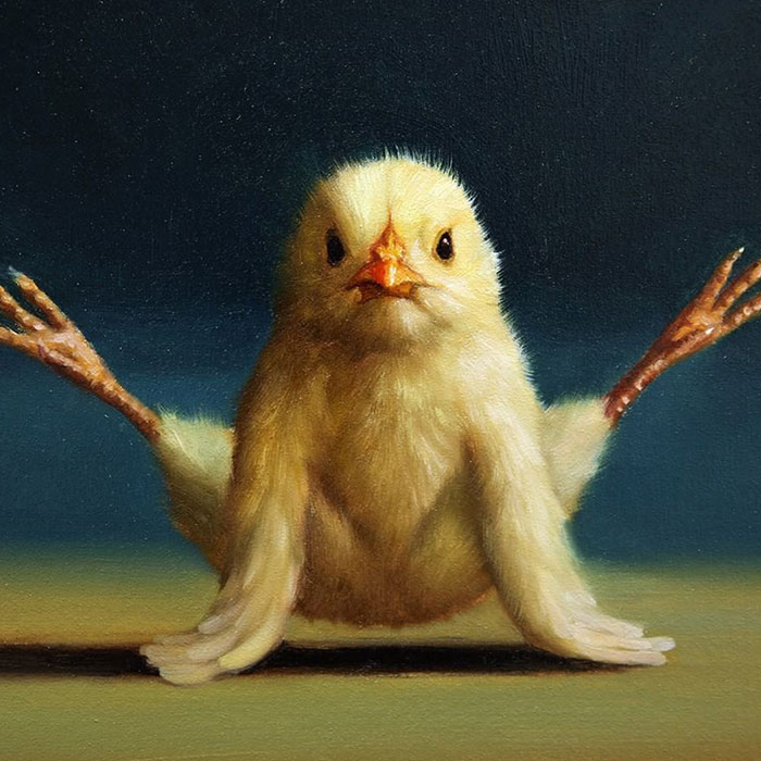Artist Paints Chicks Doing Yoga Poses, And Here Are The Best 15 Pics