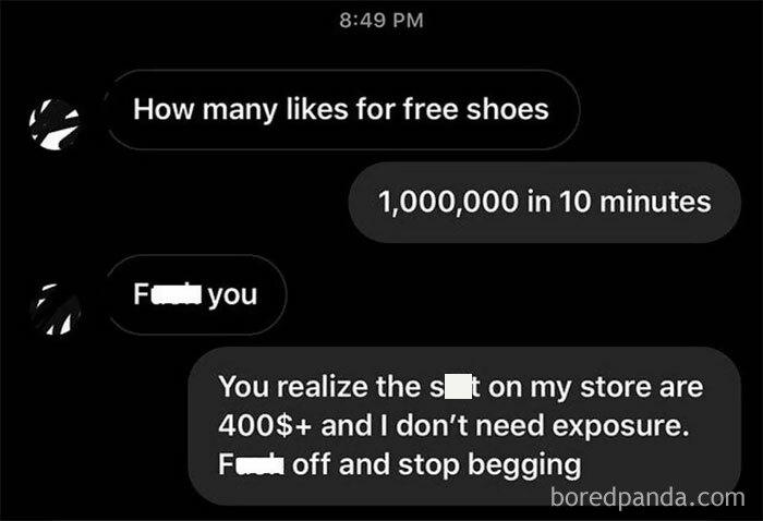 How Many Likes For Free Shoes?