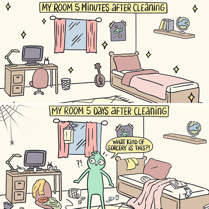 Life With ADHD Illustrated In 24 Comics By This Artist