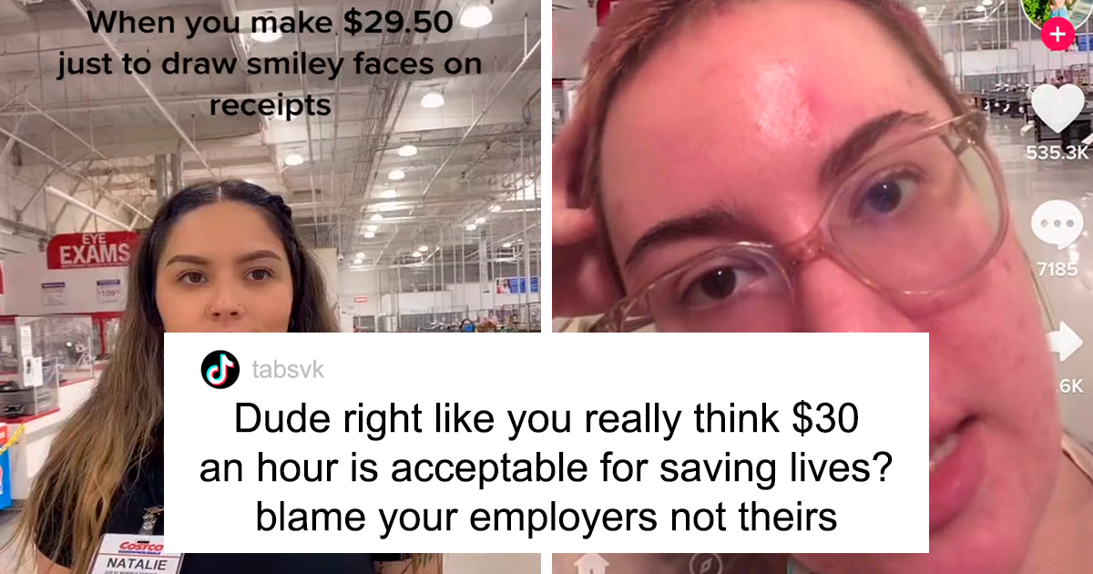 Discussion Online Ensues After Costco Worker Shares She Gets Paid ...