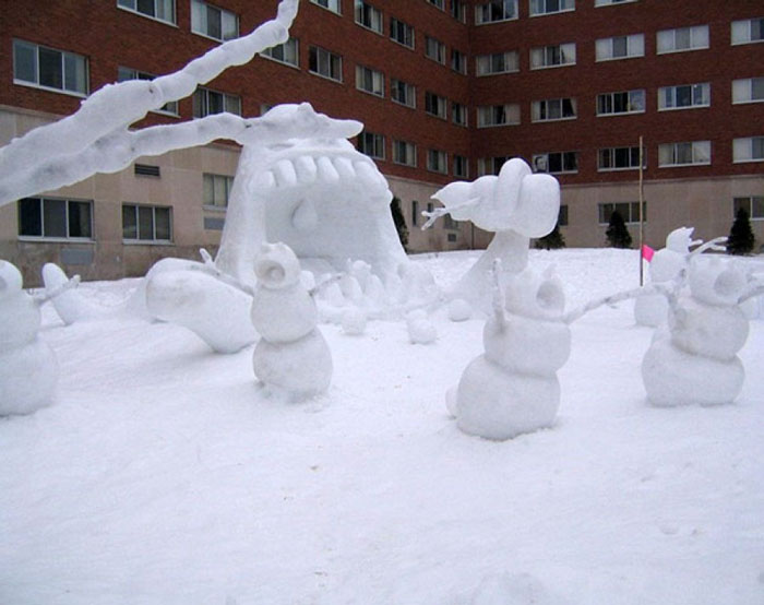 Snowmen Under Attack