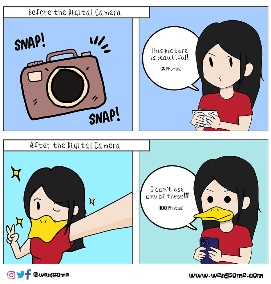 Taking Photos Then And Now