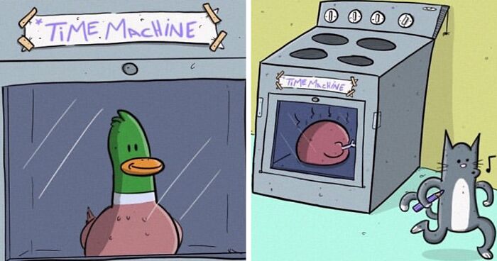 Artist Makes Funny Comics With Unexpected Endings And A Pinch Of Dark Humor  (27 New Pics) | Bored Panda