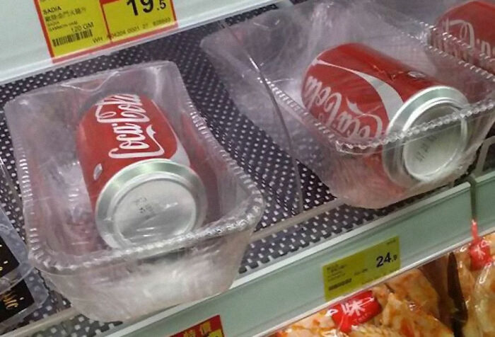 Al parecer, las latas de refresco son un producto frágil