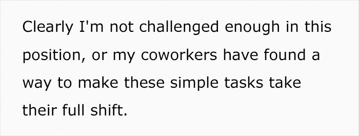 Person Works "Too Efficiently," Gets In Trouble For "Time Theft" Person Works "Too Efficiently," Gets In Trouble For "Time Theft"