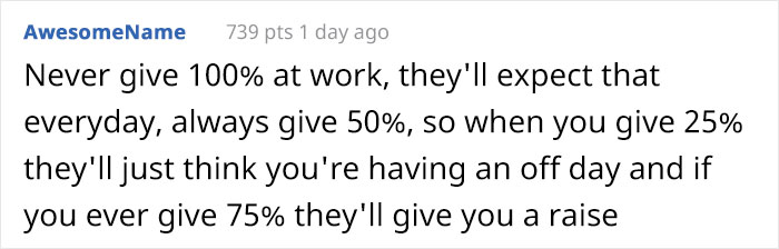 Person Works "Too Efficiently," Gets In Trouble For "Time Theft" Person Works "Too Efficiently," Gets In Trouble For "Time Theft"