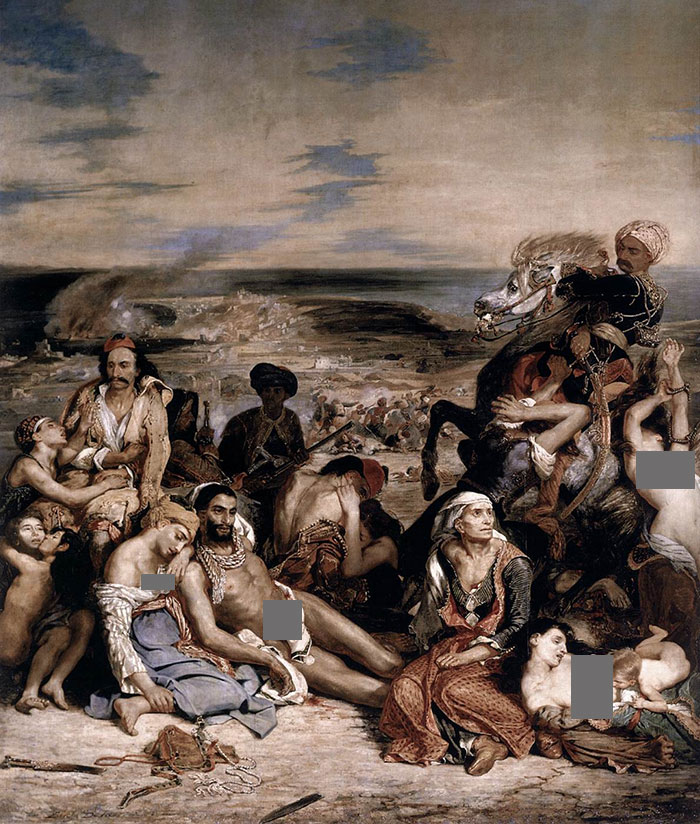 The Massacre At Chios by Eugène Delacroix