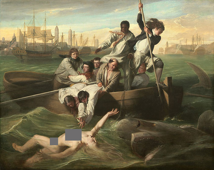 Watson And The Shark by John Singleton Copley