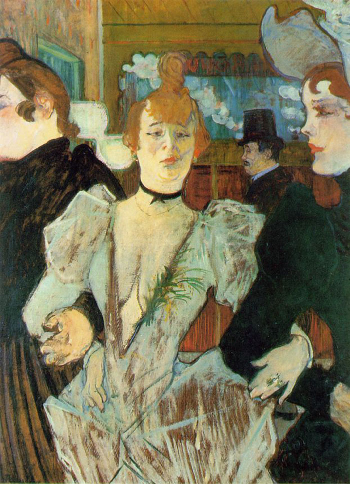 La Goulue Entering The Moulin Rouge by Henri de Toulouse-Lautrec