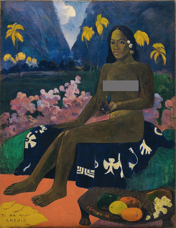 The Seed Of The Areoi by Paul Gauguin