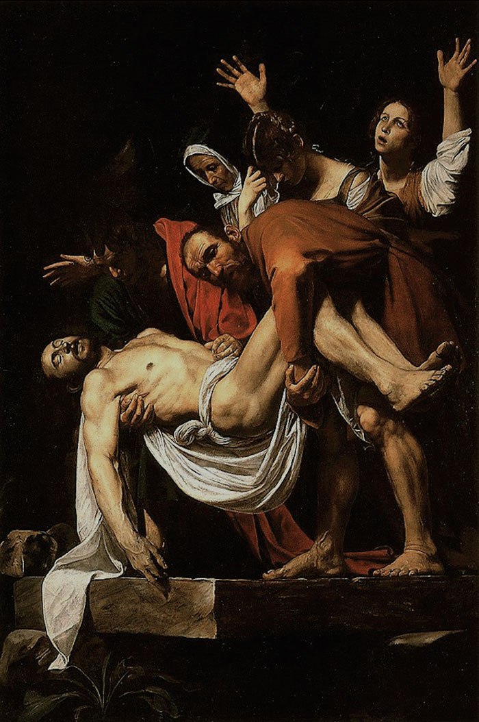 The Entombment Of Christ by Caravaggio