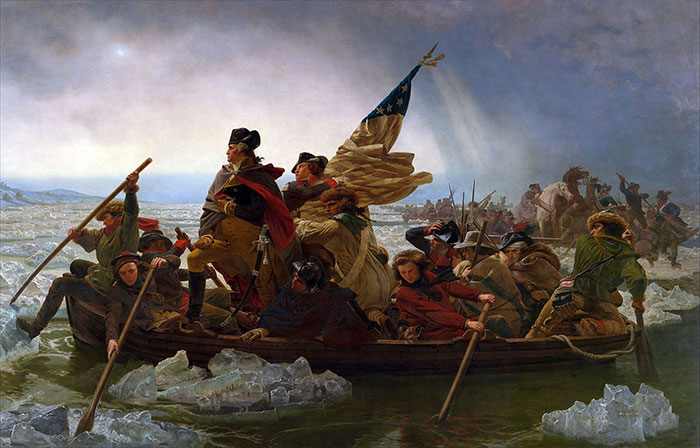 Washington Crossing The Delaware by Emanuel Leutze