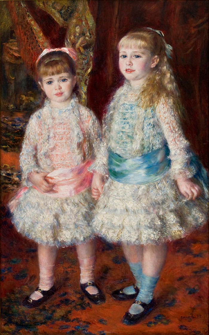 Pink And Blue by Pierre-Auguste Renoir
