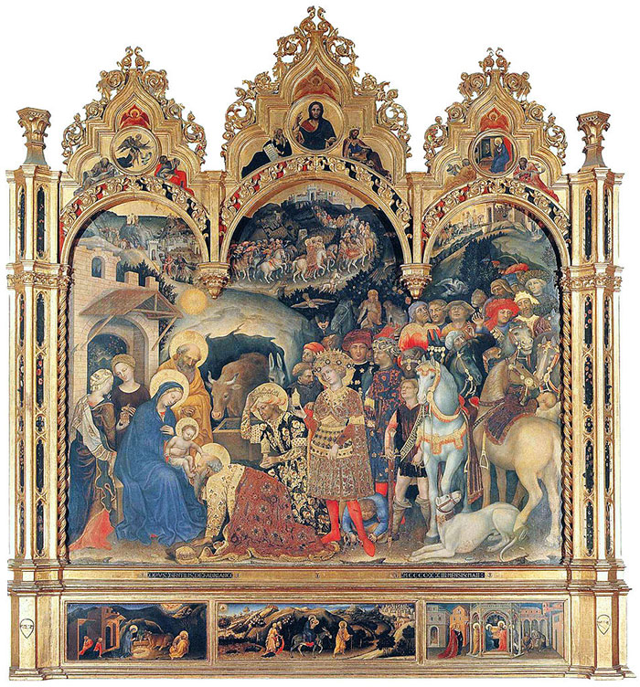Adoration Of The Magi by Gentile da Fabriano
