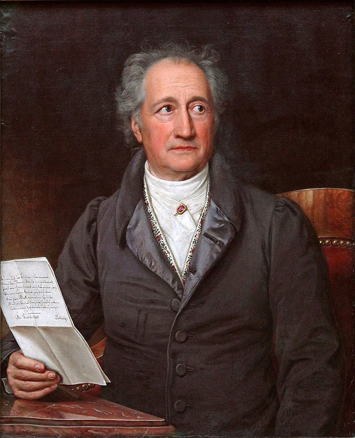 Johann Wolfgang Von Goethe by Joseph Karl Stieler