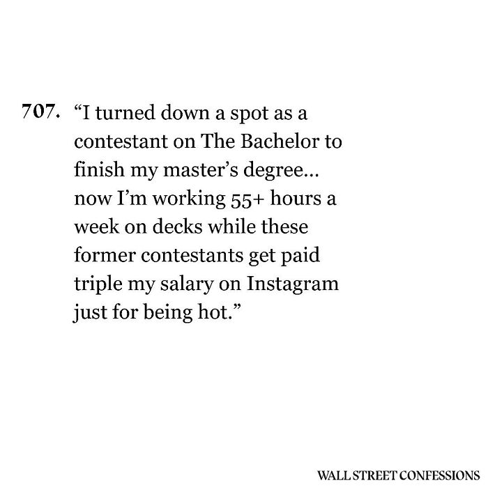 Wall Street Confessions
