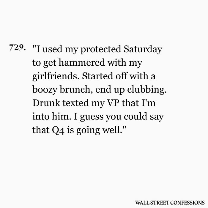 Wall Street Confessions