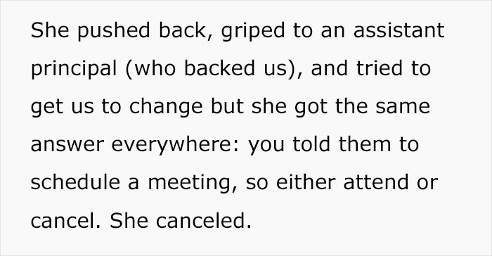 Entitled Consultant Tries Pushing Teachers Into Meeting With Her During Christmas Break, They Maliciously Comply