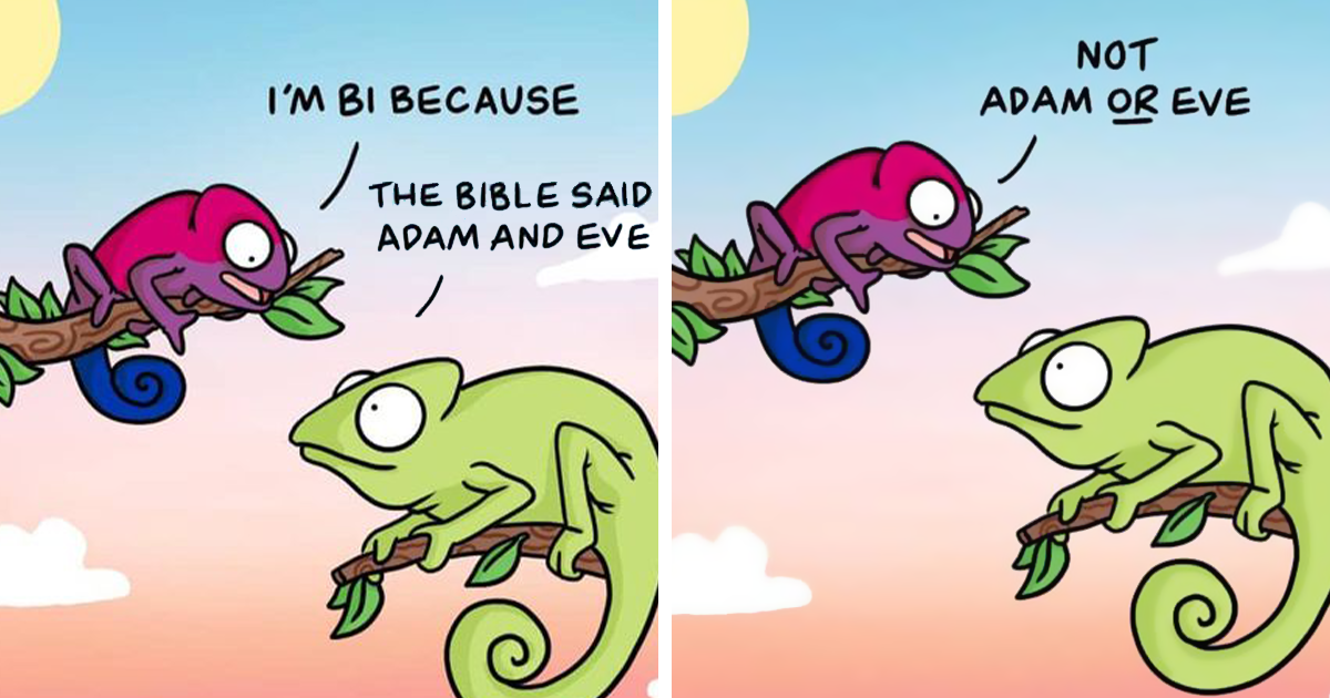 Artist Creates Queer Chameleon Comics Where The Characters Talk About Their  Sexualities And Identities (26 Pics) | Bored Panda