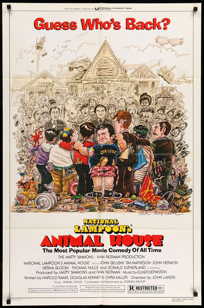 Poster of National Lampoon's Animal House movie 