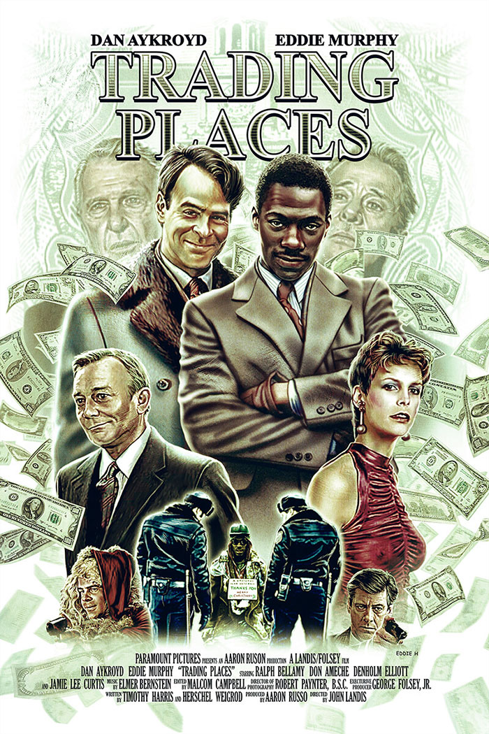 Poster of Trading Places movie 