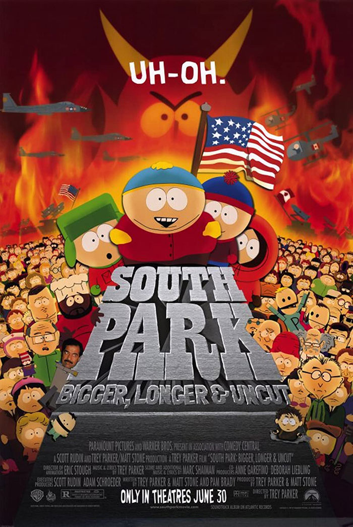 Poster of South Park: Bigger, Longer & Uncut movie 