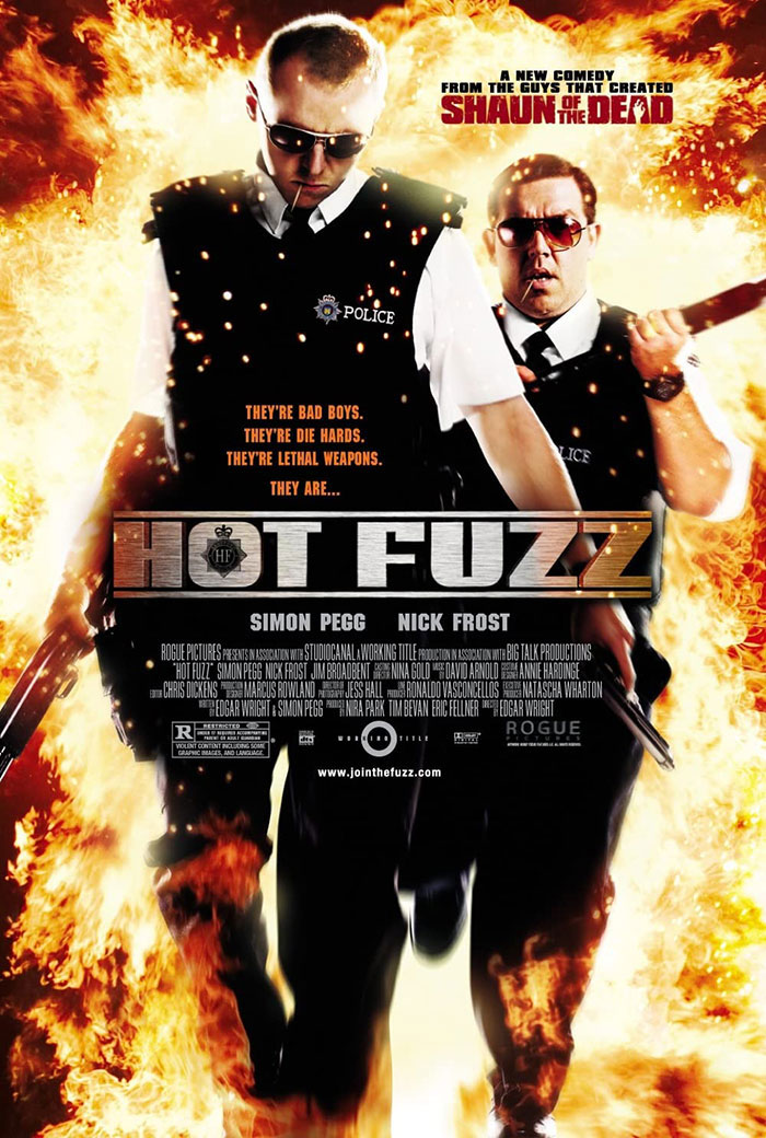 Poster of Hot Fuzz movie 