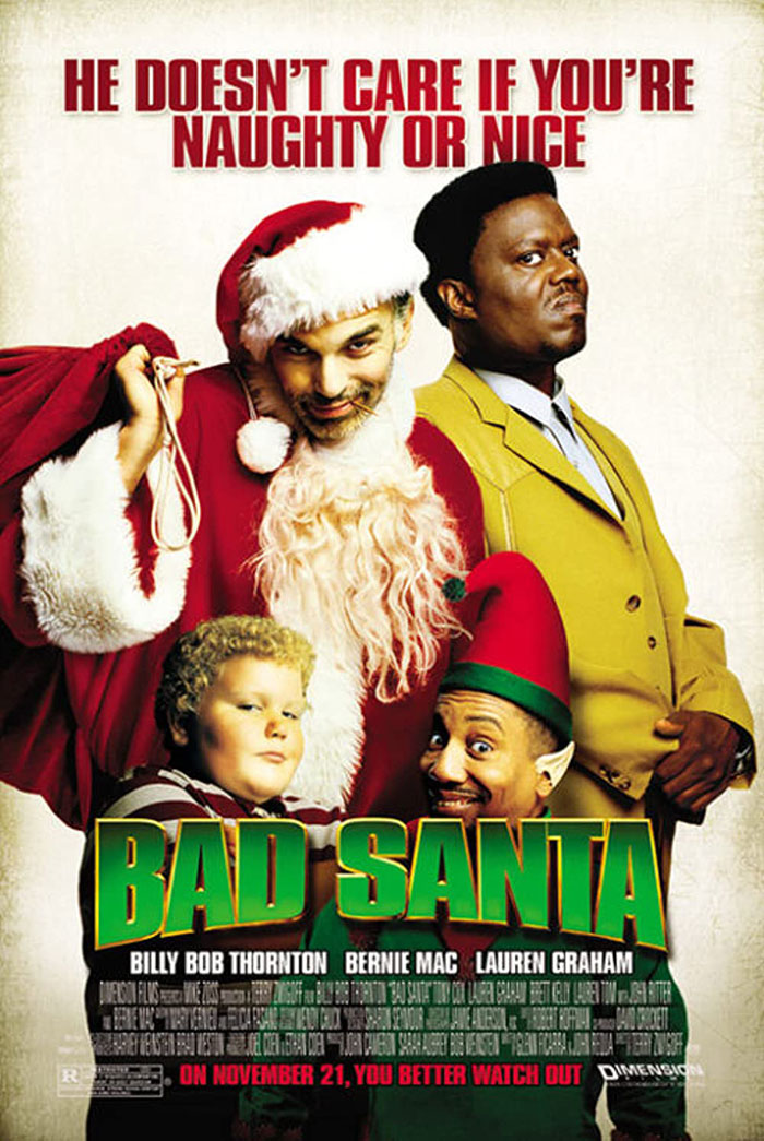 Poster of Bad Santa movie 