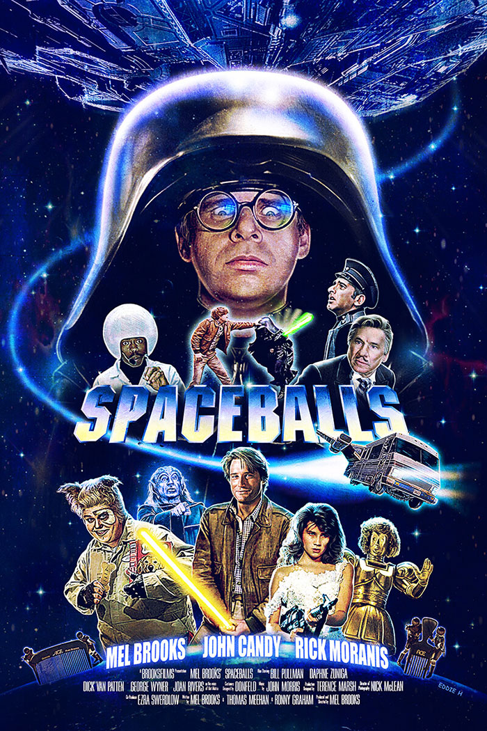 Poster of Spaceballs movie 